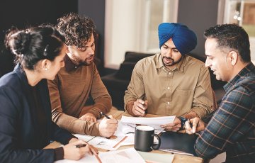 group studying together